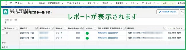 Salesforceレポートを集約するダッシュボード