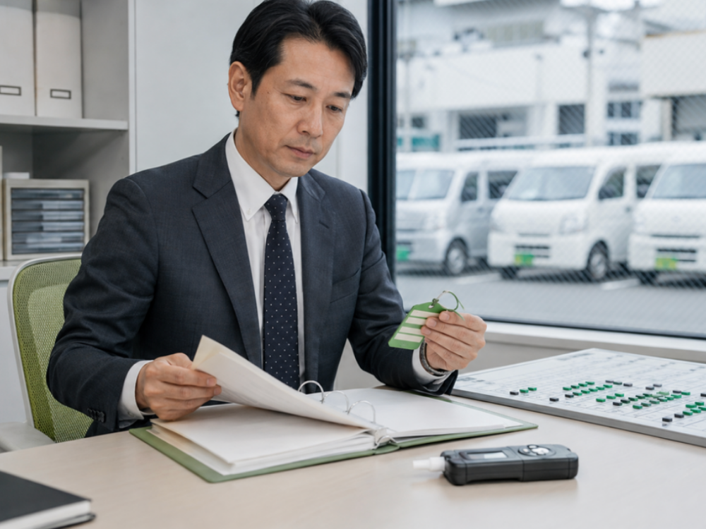 アルコールチェッカーの義務化