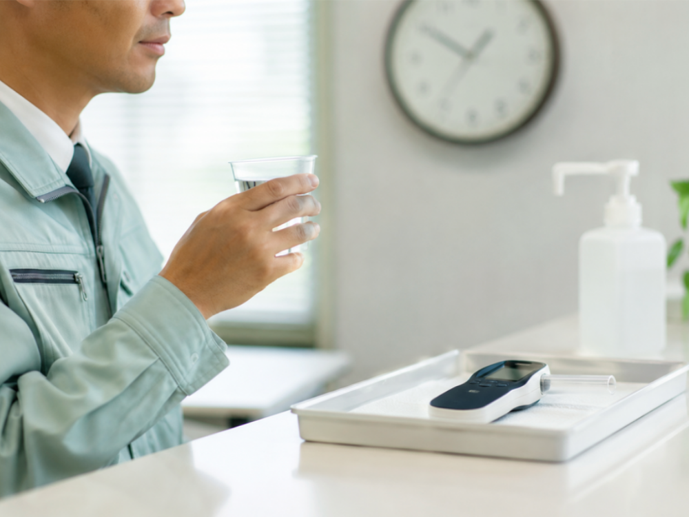 アルコールチェック測定における3つの注意点